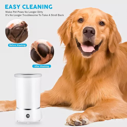 PawClean Pro - Limpiador Eléctrico de Patas para Mascotas